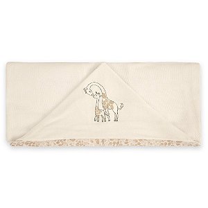 Toalha de Banho Hug Com Capuz Amor de Mãe Bege