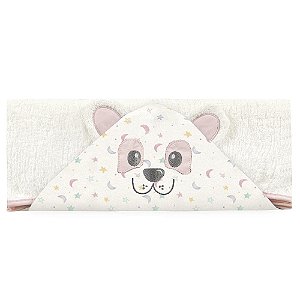 Toalha de Banho Hug Com Capuz Céu Infinito Rosa