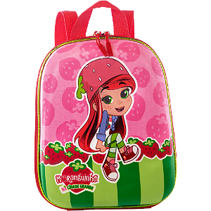 Mochila Pequena Maxtoy 3D Moranguinho Rosa
