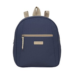 Mochila de Maternidade Pirulitando Média Sementinha Azul
