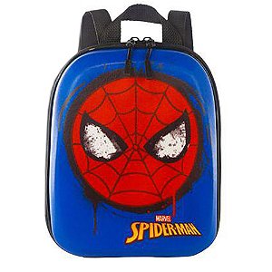 Mochila Pequena Maxtoy 3D Homem Aranha Azul