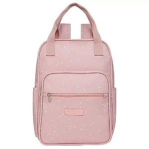 Mochila de Maternidade Pirulitando Baby Bolinhas Rosa