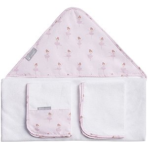 Conjunto de Toalhas 3un MasterBag Ballet Rosa