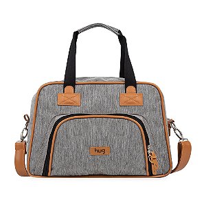 Bolsa de Maternidade Hug Média Nova York Cinza