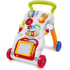 Brinquedo Educativo Buba Andador Atividades Musical Colorido