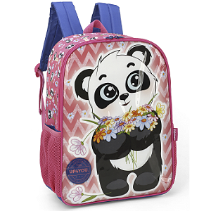 Mochila de Costas Luxcel Up4You Panda Colorido