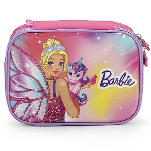 Estojo Box 100 Pens Luxcel Barbie Pink