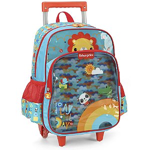 Mochila de Rodinhas Sem Alça Luxcel Fisher-Price Verde
