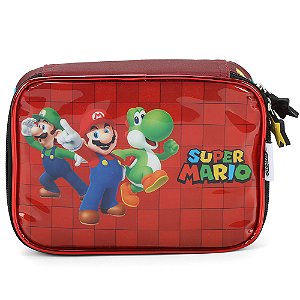 Estojo Box 100 Pens Luxcel Super Mario Vinho