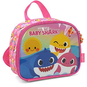 Lancheira Térmica Luxcel Baby Shark Pink