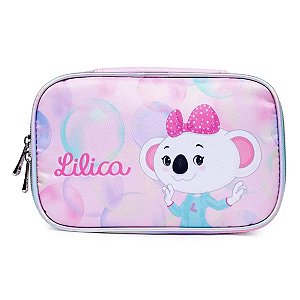 Estojo Box Pacific Lilica Ripilica Bubbles Rosa