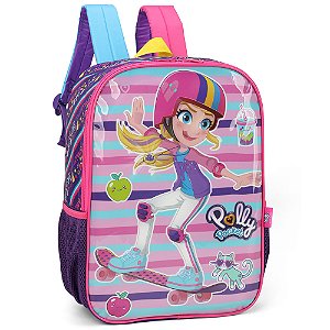 Mochila de Costas Luxcel Polly Pocket Roxo