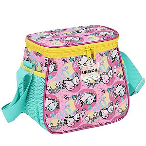 Lancheira Escolar Luxcel Up4You Unicórnio Rosa