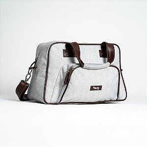 Bolsa de Maternidade Hug Média Montreal Cinza