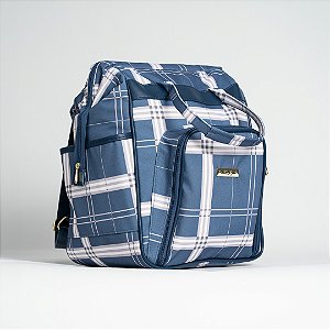 Mochila de Maternidade Multifuncional Hug Noruega Azul