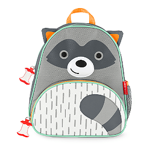 Mochila Infantil Zoo Skip Hop Guaxinim Cinza