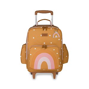 Mochila de Rodinhas MasterBag Arco-Íris Boho Mostarda