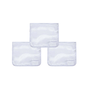 Kit Com 3 Saquinhos de Maternidade Hug Para Trocas Branco