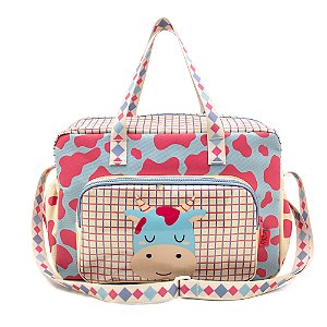Bolsa de Passeio Mait Vaquinha Rosa