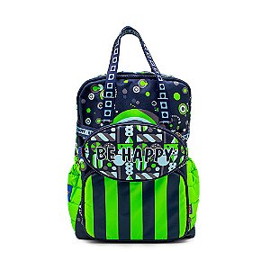 Mochila Com Pochete Mait Pirulito Colorida