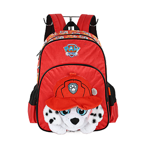Mochila de Costas Luxcel Patrulha Canina Vermelho