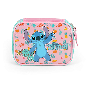 Estojo Box 100 Pens Luxcel Stitch Rosa