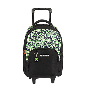 Mochila de Rodinhas Sestini Minecraft X Camoterra Colorido