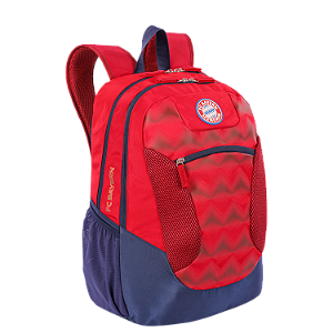 Mochila de Costas Sestini Bayern X01 2 Comp Vermelho e Azul