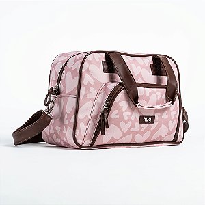Bolsa de Maternidade Hug Média Coração Rosa