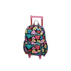 Mochila de Carrinho Fábula Zumzum Amor de Flor Colorido