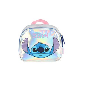Lancheira Escolar Luxcel Stitch Prata