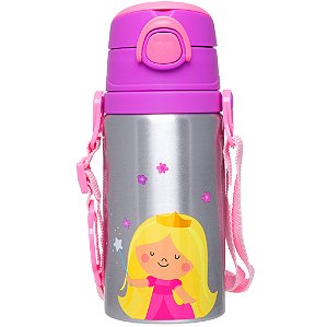 Garrafa de Alumínio Buba Aventuras Princesa Colorido