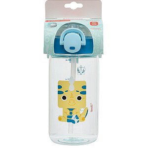 Garrafa Com Canudo Pacific Kouii 460ML Dino Ino