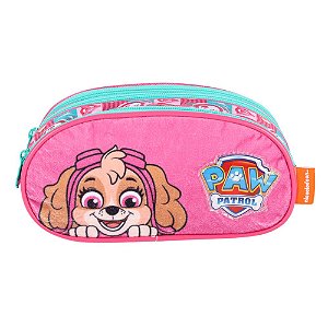 Estojo Escolar Luxcel Patrulha Canina Rosa