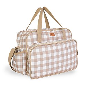 Bolsa de Maternidade Grande Just Baby Vichy Bege