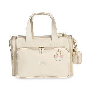 Bolsa de Maternidade MasterBag Anne Borboleta Marfim