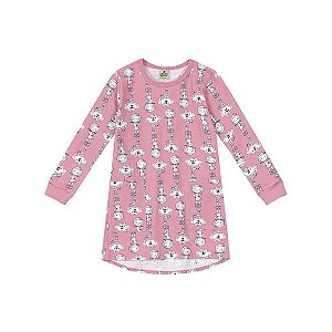 Vestido Manga Longa Lilica Ripilica Mundo Ripilica Rosa