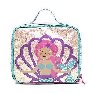 Necessaire Mait Sereia Estampada Lilás