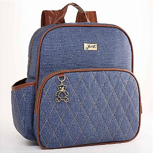 Mochila de Maternidade Just Baby Chicago Jeans