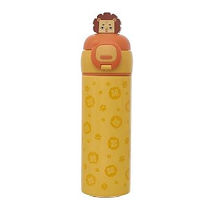 Garrafa De Aço Inox Kouii Pacific Filhotiis Leão Amarelo