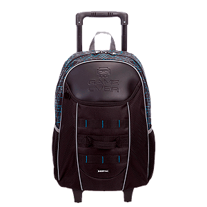 Mochila de Rodinhas Sestini Sem Alça X Game Over Colorido