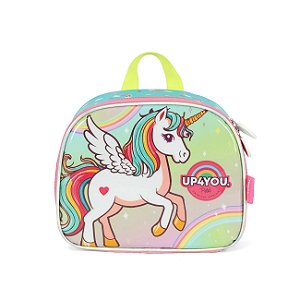 Lancheira Escolar Luxcel Up4You Unicórnio Colorido