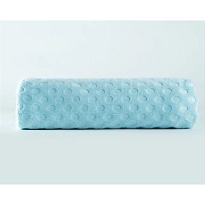 Cobertor Hug Poá Confort Duplo Azul Bebê