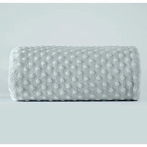 Cobertor Hug Duplo Dots Cinza