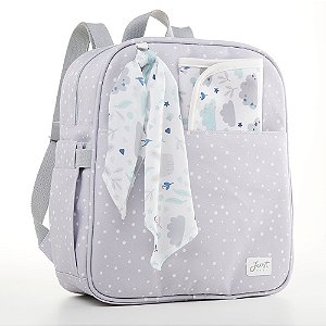 Mochila de Maternidade Just Baby Bunny Cinza