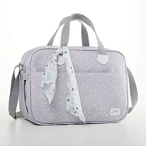 Bolsa de Maternidade Grande Just Baby Bunny Cinza