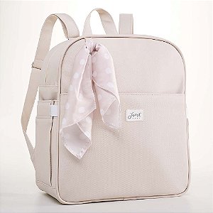 Mochila de Maternidade Just Baby Candy Bege