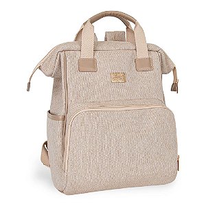 Mochila de Maternidade Just Baby Multifuncional Nature Bege