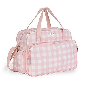 Bolsa de Maternidade Grande Just Baby Vichy Rosa
