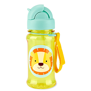 Garrafa Flip Skip Hop 355ML Zoo Leão Colorido